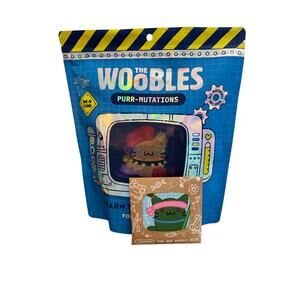 *Sold out online* Woobles One-of-a-Kind Green Purr-Mutation Kitty Kit - Common